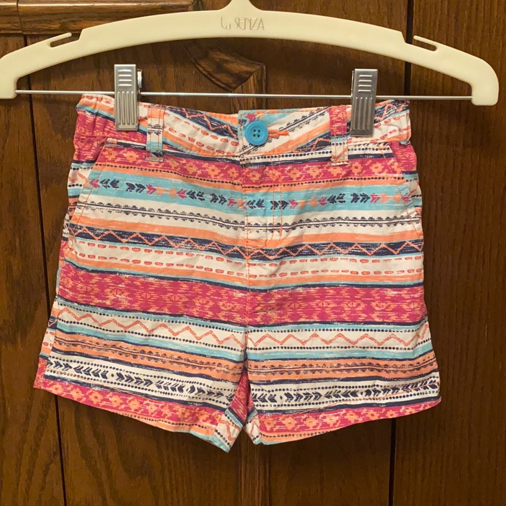 Printed shorts girls size 6